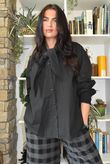 Paloma Tela Neckerchief Blouse Black